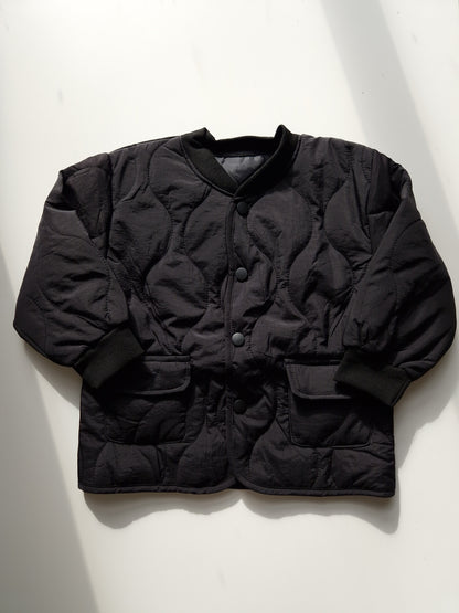Black bomber jacket