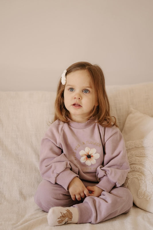 Lilac oversized tracksuit