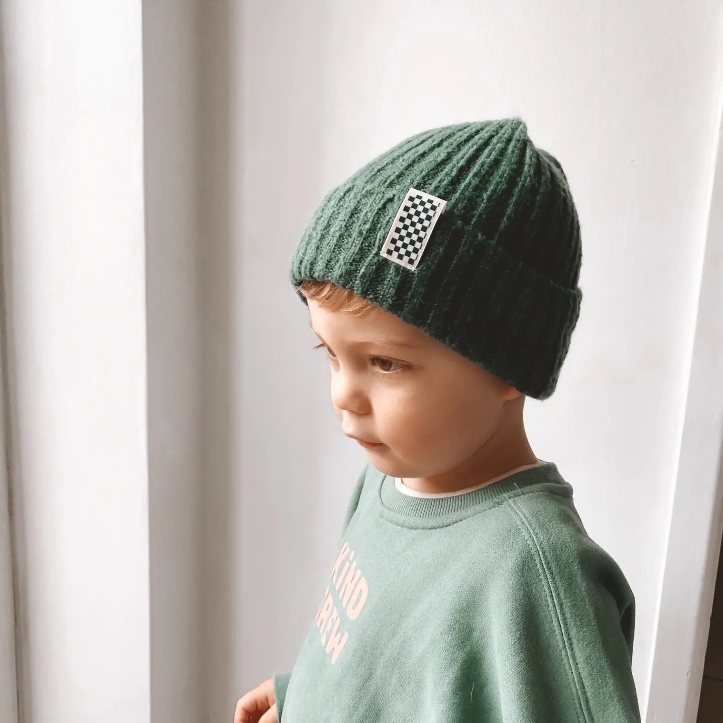 Bottle green New style beanie