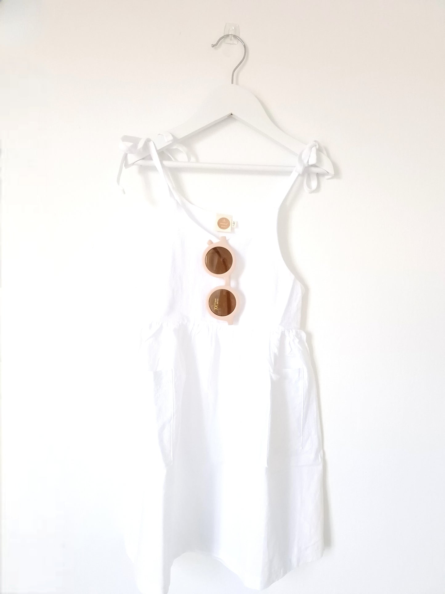 White Boho dress